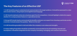 The Key Features of an Effective USP