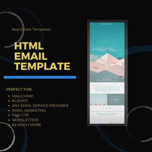 HTML Marketing Template for Email Marketing Software