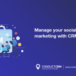 Manage your social media marketing with CRM Software
