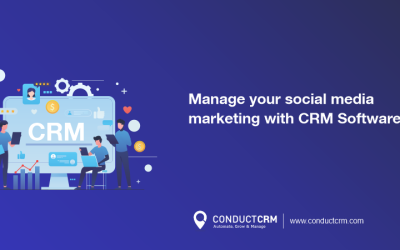 Manage your social media marketing with CRM Software
